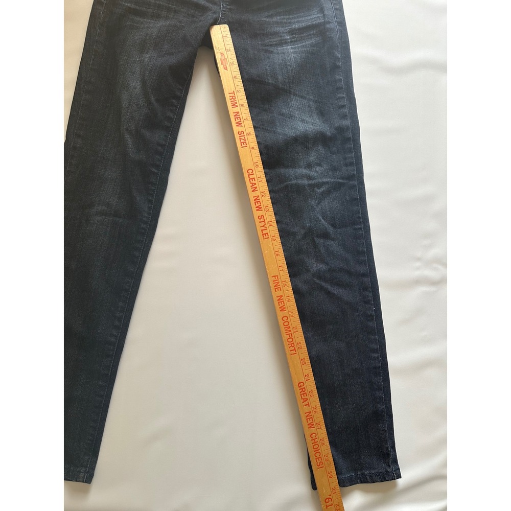 L.A. Idol Jeans Women's Size 7 Blue Denim Rhinestone Embellished Skinny‎ Pants - Picture 8 of 11